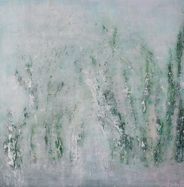 Forêt 3 - Technique mixte (acrylique, pigments) - 50 x 50 - 2017