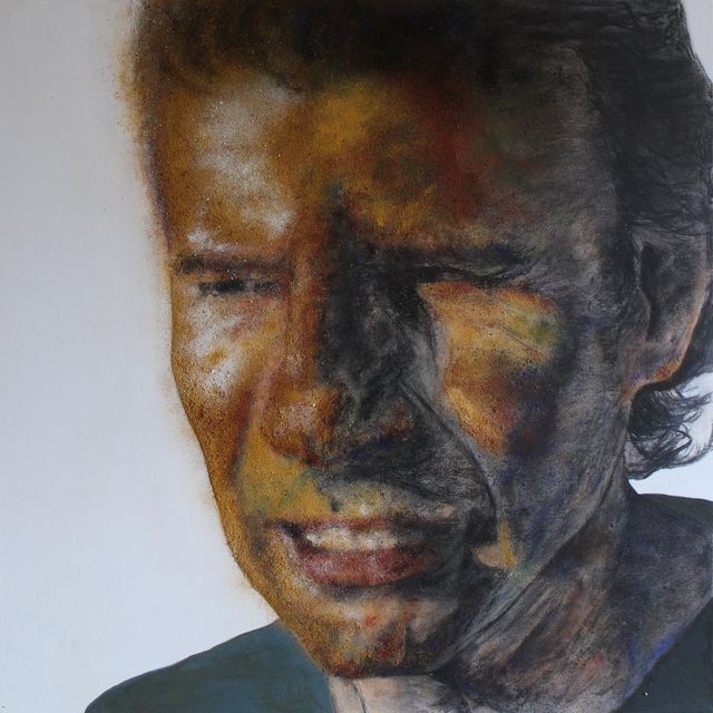 Eric - Technique mixte (acrylique, sable, pigments) - 80 X 80 - 2016